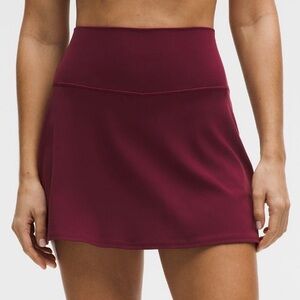 lululemon Align High-Rise Burgundy Skirt (Skort)